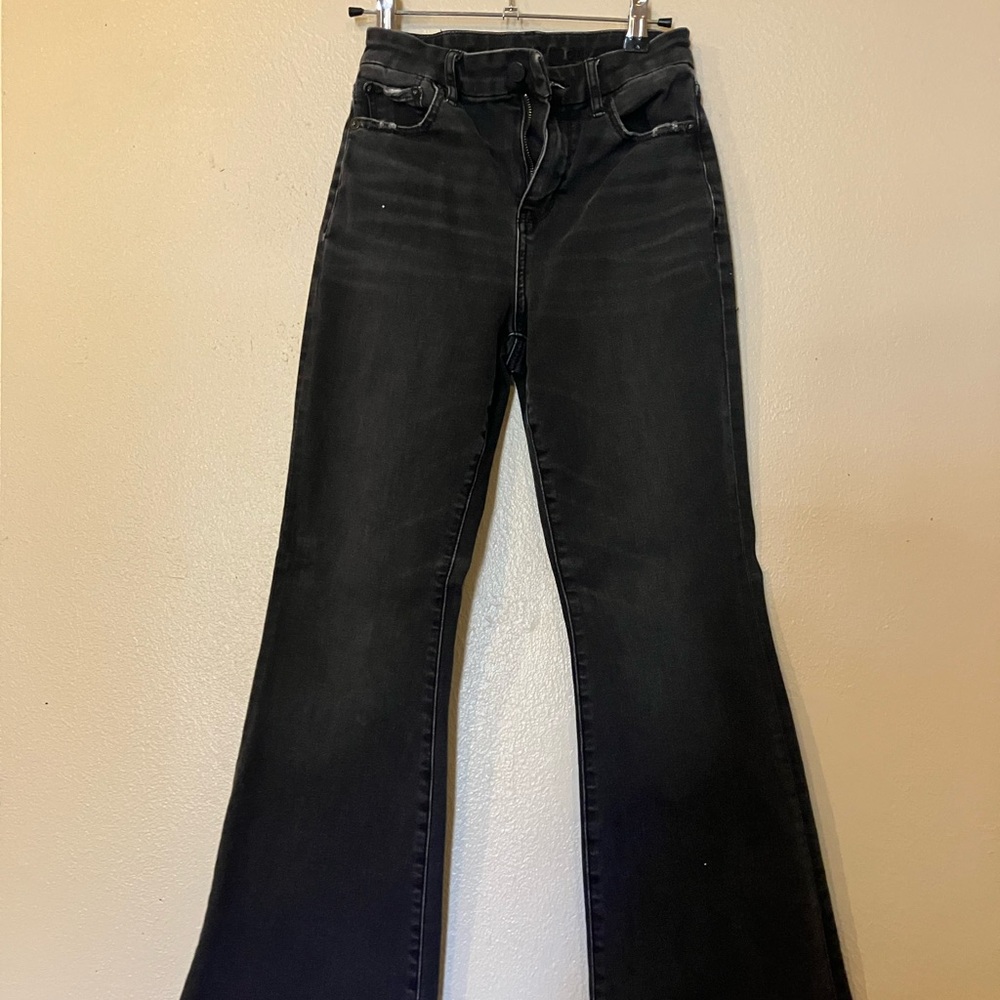 American Eagle Outfitters Black Wide Leg Pants